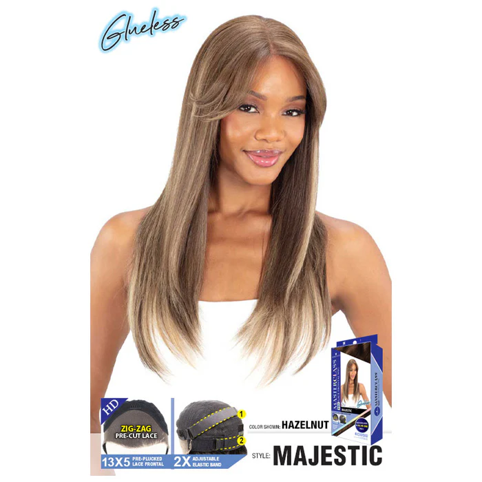 Shake N Go Masterclass Glueless 13x5 Pre-Plucked HD Lace Front Wig - MAJESTIC - Image 4