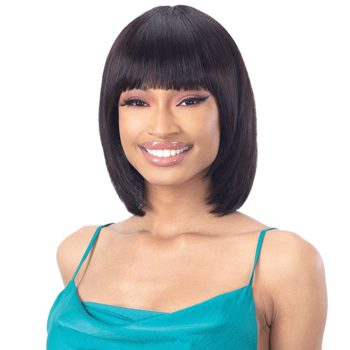 Shake-N-Go Naked Brazilian Natural Human Hair Full Wig - MELIA