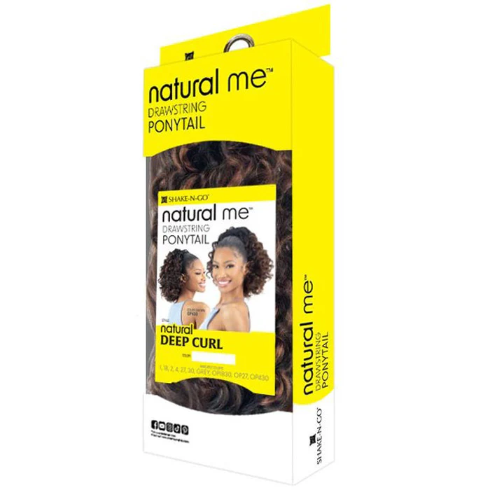 Shake N Go Natural Me Drawstring Ponytail - NATURAL DEEP CURL - Image 7