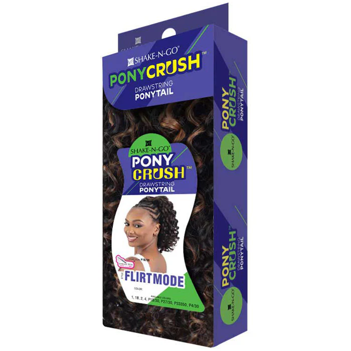 Shake N Go Pony Crush Drawstring Ponytail - FLIRTMODE - Image 3