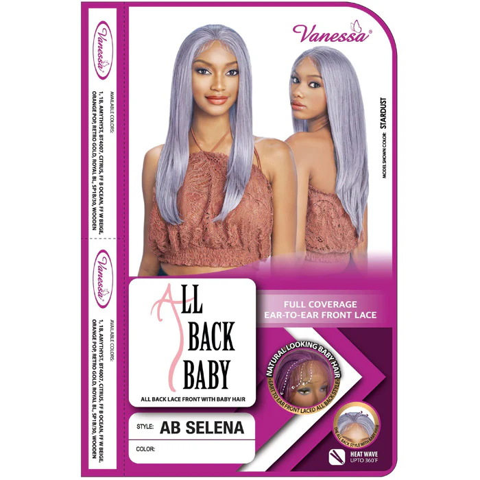 Vanessa All Back Baby Lace Front Wig - AB SELENA - Image 3