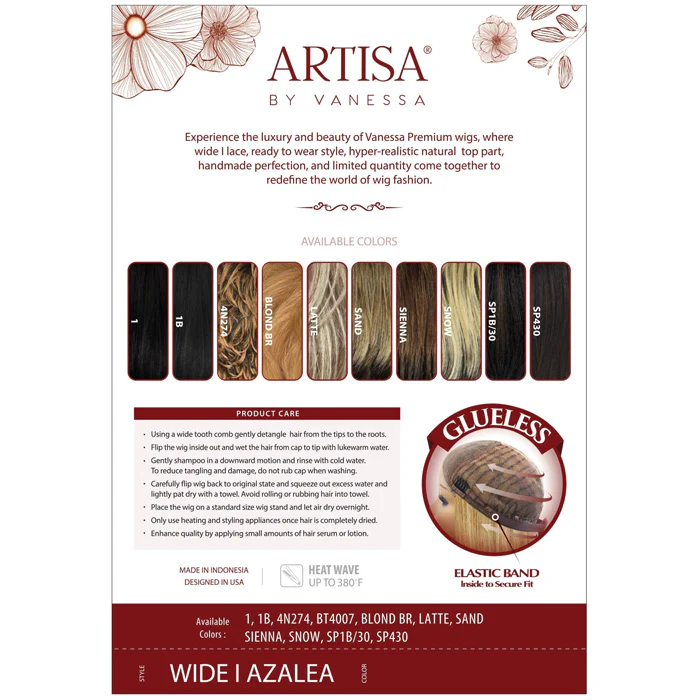 Vanessa Artisa Glueless Wide Lace Part Wig - WIDE I AZALEA - Image 6