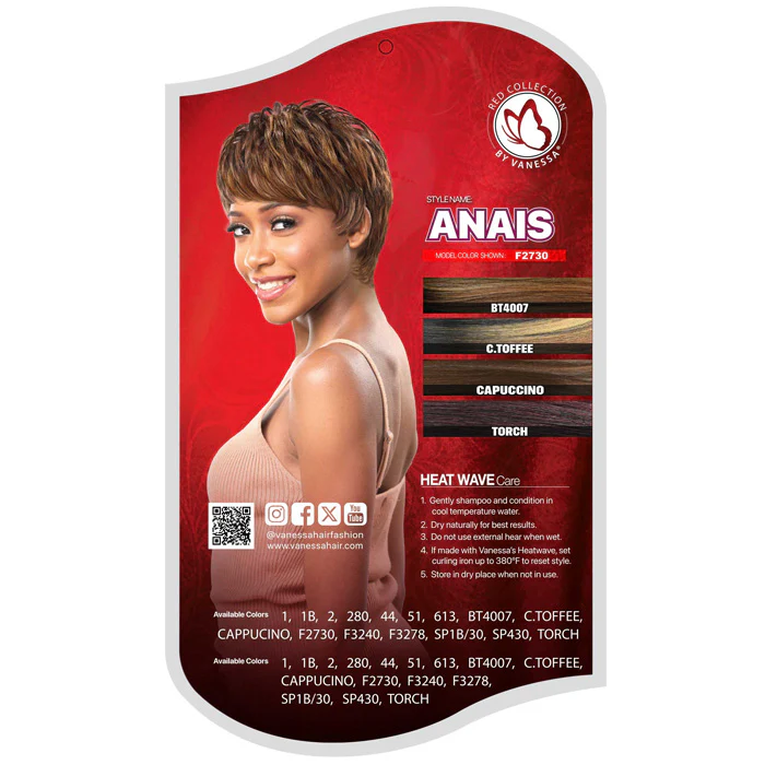 Vanessa Fashion Wigs Red Collection Full Wig - ANAIS - Image 4