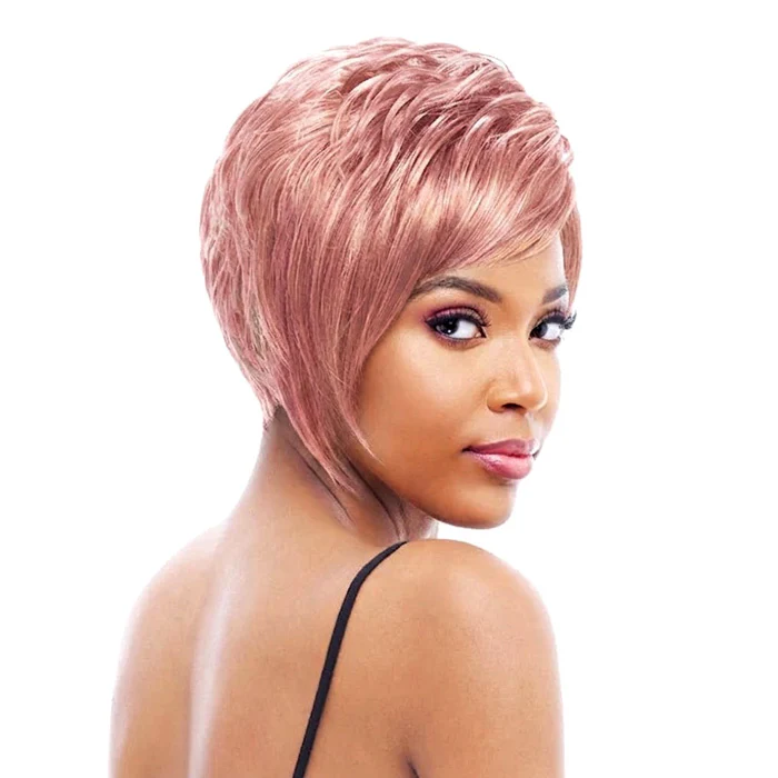 Vanessa Human Hair Blend Sweet RC-Side Lace Part Lace Front Wig SRCHB HOBIN