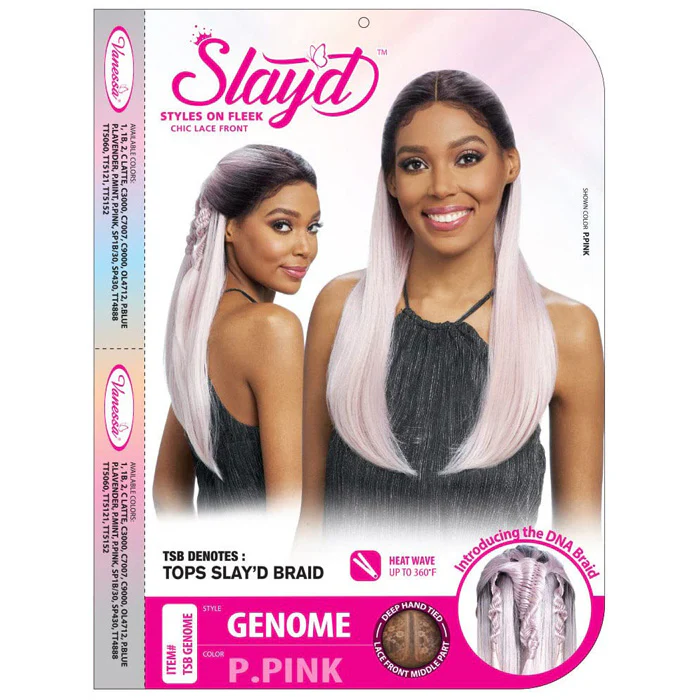Vanessa Slayed Deep Hand-Tied Middle Part Lace Front Wig - GENOME - Image 4