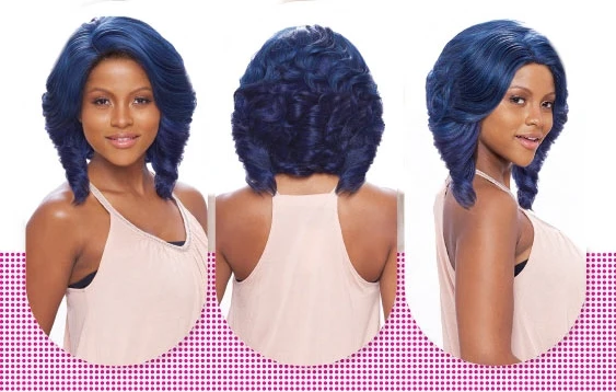 Vanessa Synthetic Super V Line C Side Lace Part Wig - SUPER VC SEVIN - Image 2
