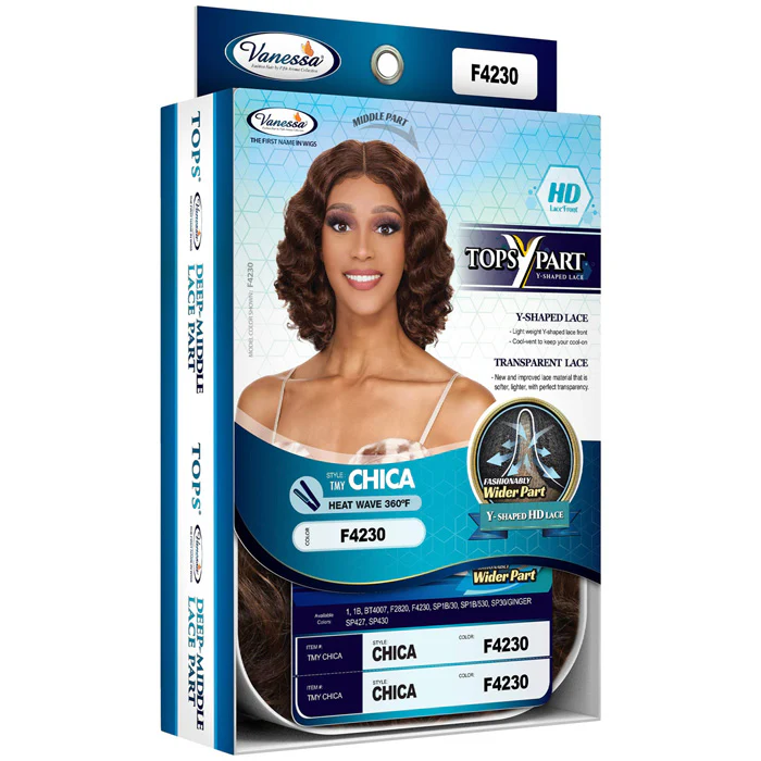 Vanessa Top Lace Y Wide Part HD Lace Front Wig - CHICA - Image 5