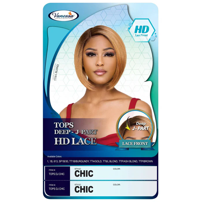 Vanessa Tops Deep J-Part HD Lace Front Wig - TOPS DJ CHIC - Image 5