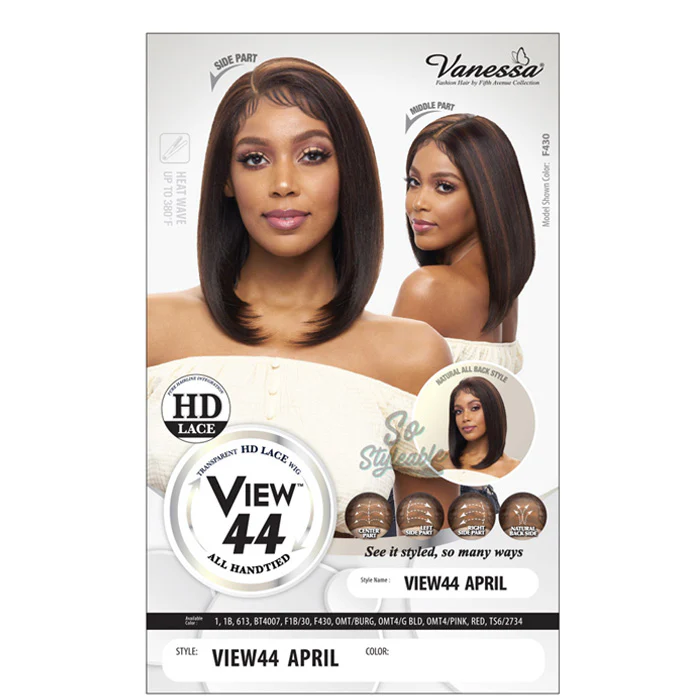 Vanessa View 44 HD 4x4 Lace Front Wig - VIEW44 APRIL - Image 4