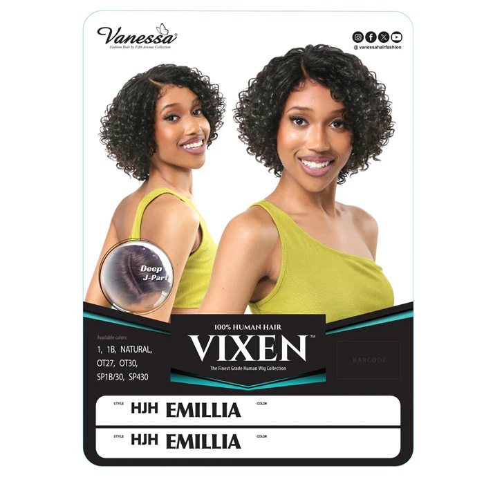 Vanessa Vixen 100% Human Hair Full Wig - HJH EMILLIA - Image 3