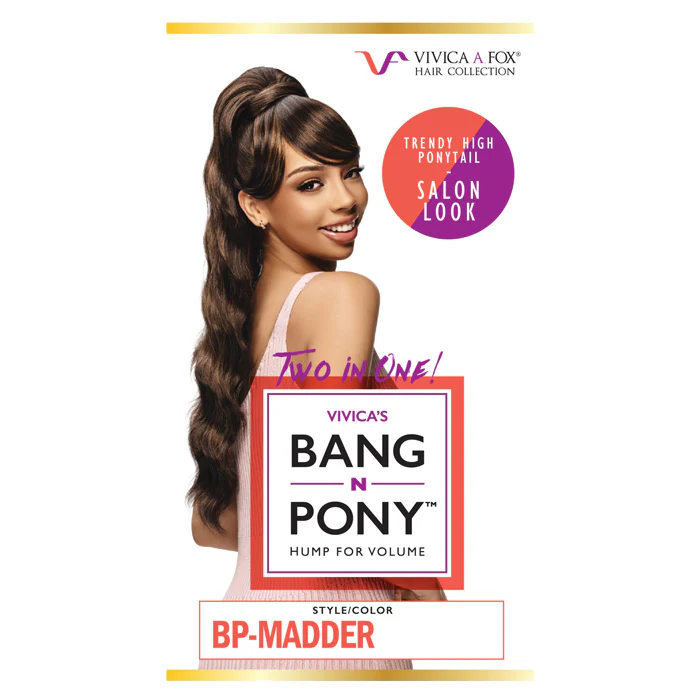 Vivica A Fox Bang N Pony Ponytail Hair Pieces - BP-MADDER - Image 3