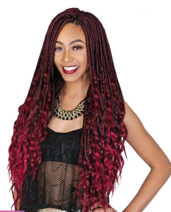 Zury Goddess Braid Loop Crochet - LOCS LOOSE WAVE 14" 2X - Image 2