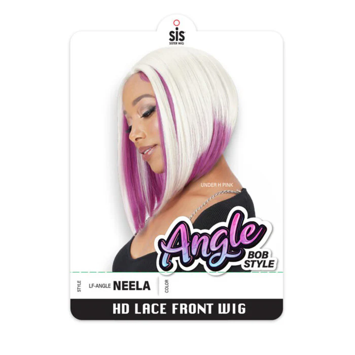 Zury Sis Angle Bob Style HD Lace Front Wig - NEELA - Image 3