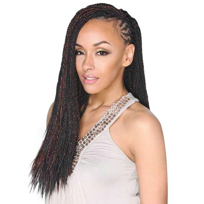 Zury Sis Crochet Braid - MICRO SENEGALESE TWIST 20" (100% Hand Braided)